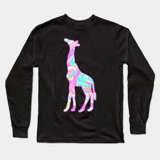 PSYCHEDELIC GIRAFFE Long Sleeve T-Shirt